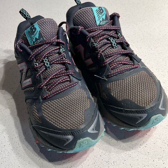 New Balance Tech Ride 412 v3 Gray Mesh Lace Up Low Top Running Shoes Womens 8 - Picture 3 of 9